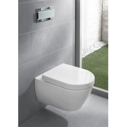 Villeroy & Boch 9M68S101 - Тоалетна седалка SoftClose SUBWAY 2.0 бяла