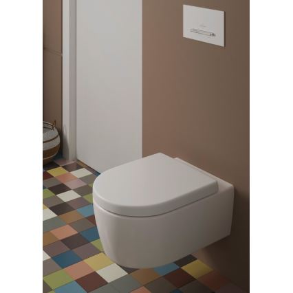 Villeroy & Boch 9M77C101 - Тоалетна седалка AVENTO с функция SoftClose, бяла