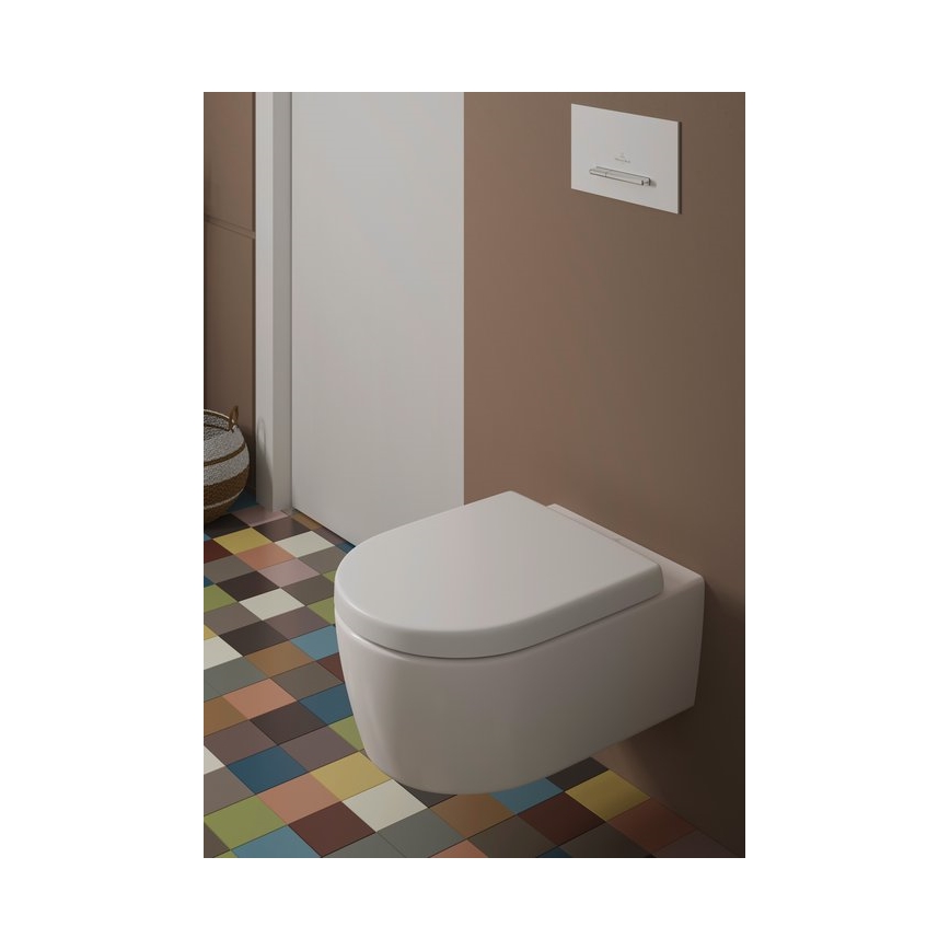 Villeroy & Boch 9M77C101 - Тоалетна седалка AVENTO с функция SoftClose, бяла