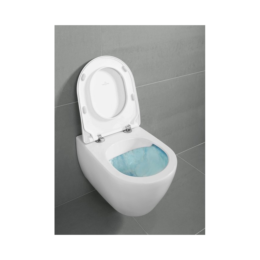 Villeroy & Boch 9M78S101 - Тоалетна седалка SoftClose SUBWAY 2.0 бяла