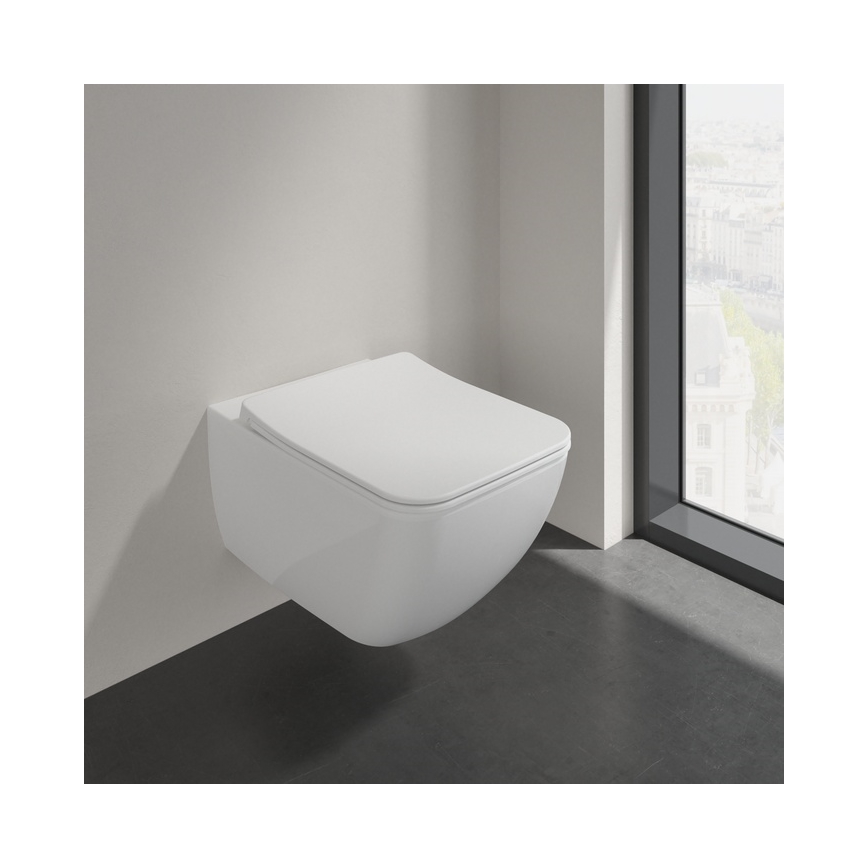 Villeroy & Boch 9M80S101 - Тоалетна седалка SoftClose VENTICELLO бяла