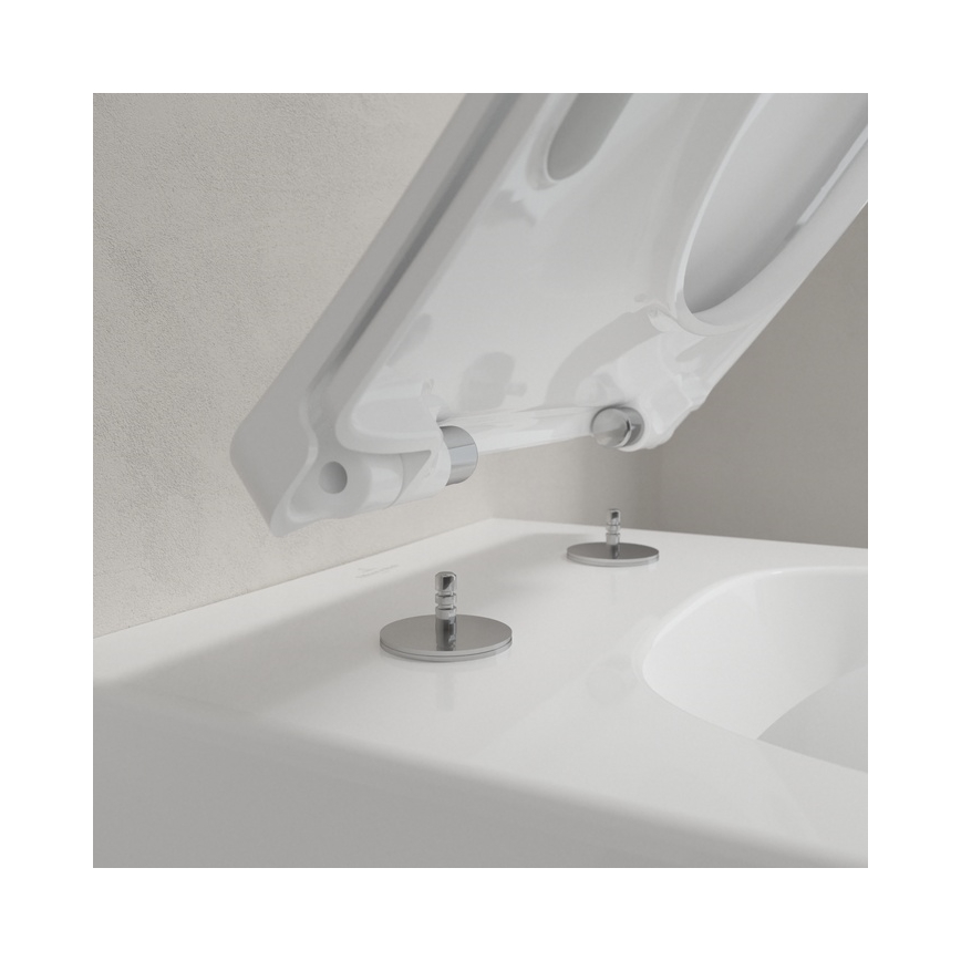 Villeroy & Boch 9M80S101 - Тоалетна седалка SoftClose VENTICELLO бяла