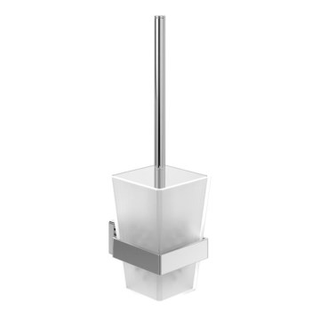 Villeroy & Boch TVA15201700061 - Стенна четка за WC ELEMENTS стъкло/полирано хром