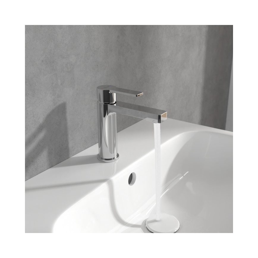 Villeroy & Boch TVW10300400161 - Смесител за умивалник ARCHITECTURA 16,4 см, лъскав хром
