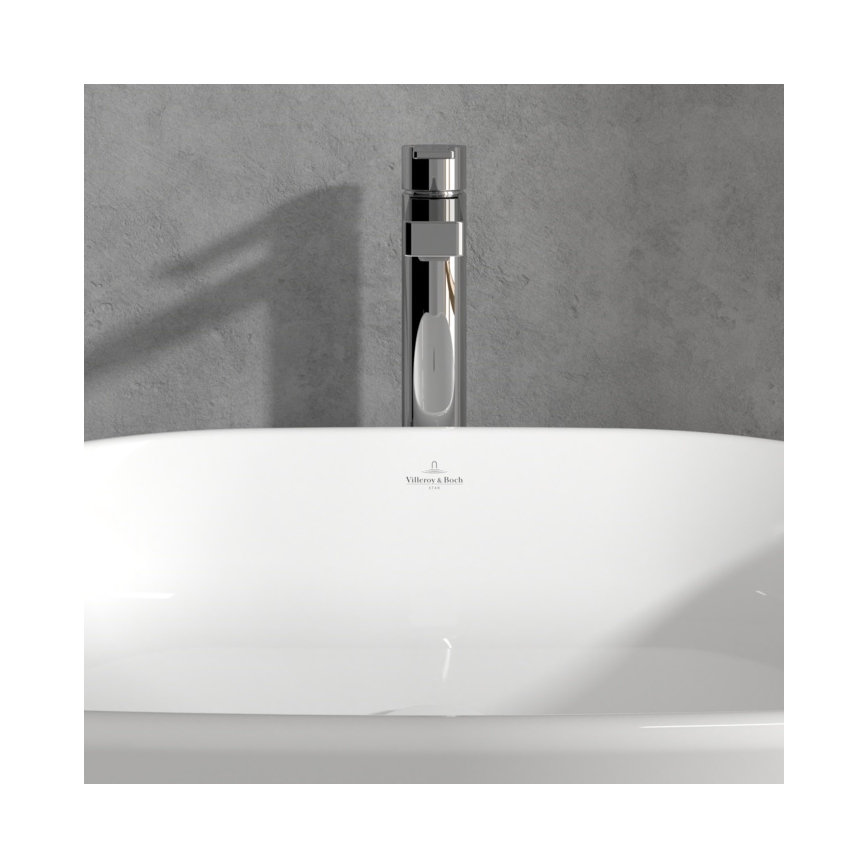 Villeroy & Boch TVW10300500061 - Смесител за мивка + изпразнител ARCHITECTURA 32,9 см лъскав хром