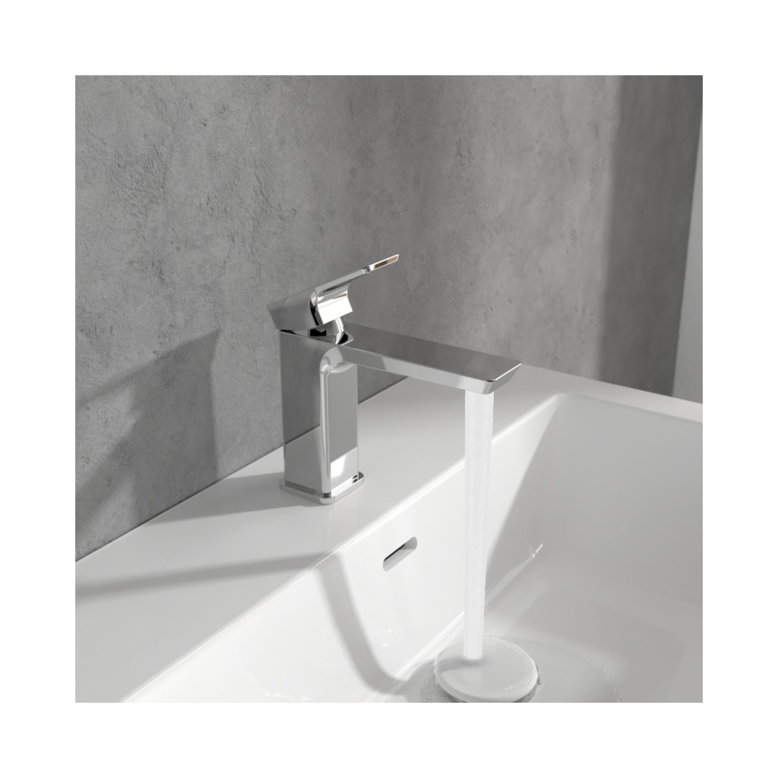 Villeroy & Boch TVW11200300061 - Смесител за умивалник SUBWAY 15,5 см полирано хромово покритие