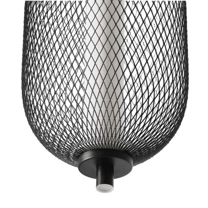 Висящ LED полилей на шнур PUMA LED/10W/230V, диаметър 15 cm, черен