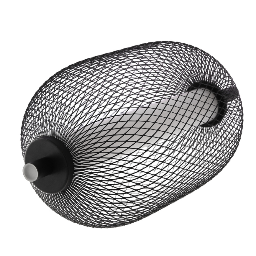 Висящ LED полилей на шнур PUMA LED/10W/230V, диаметър 15 cm, черен