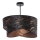 Висящ полилей 1xE27/60W/230V черен/меден