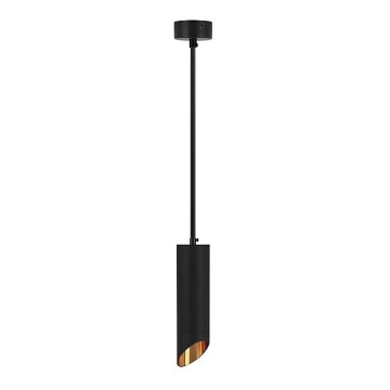 Висящ полилей 1xGU10/35W/230V 20 cм черен