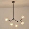 Висящ полилей 5xG9/15W/230V сив