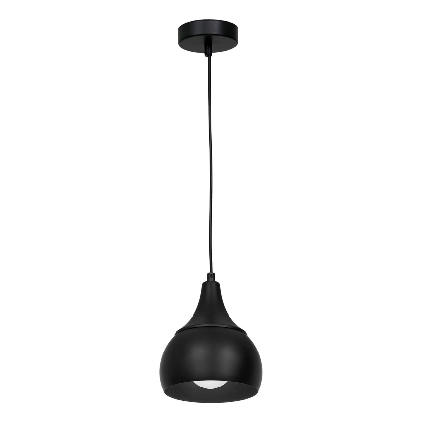 Висящ полилей AKTAN 1xE27/60W/230V черен
