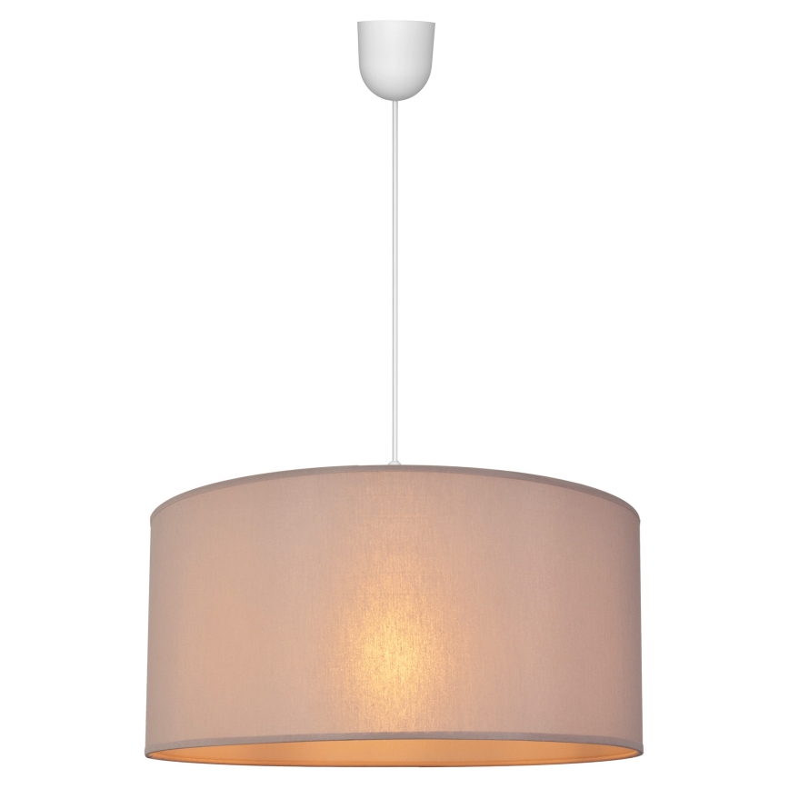 Висящ полилей ALBA 1xE27/15W/230V Ø 40 см бежов