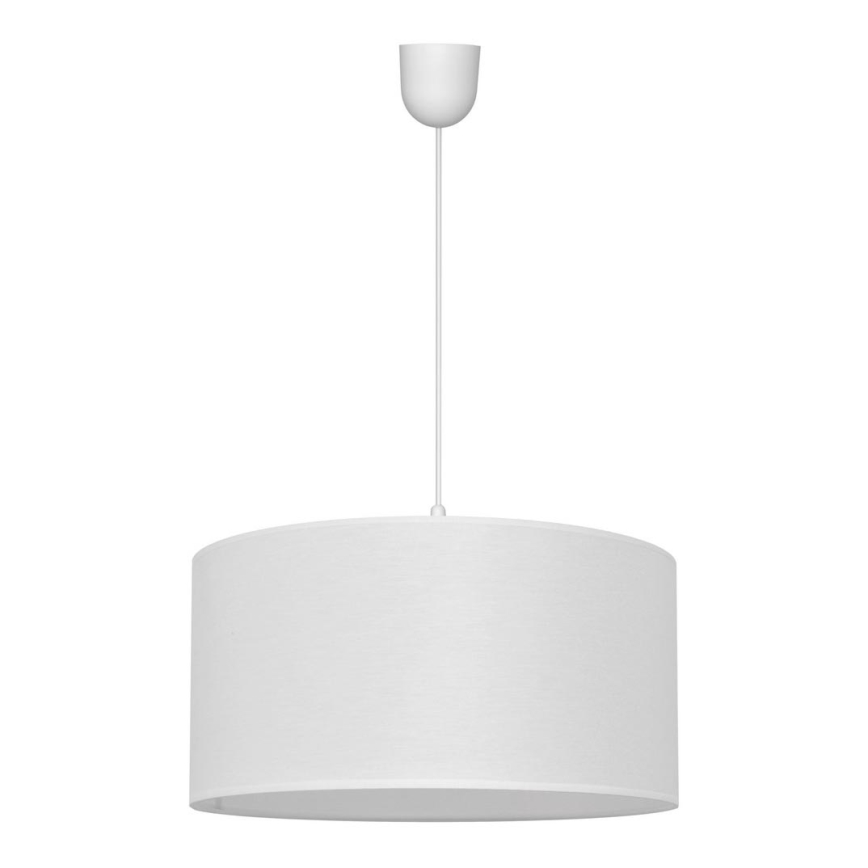 Висящ полилей ALBA 1xE27/15W/230V Ø 40 см бял