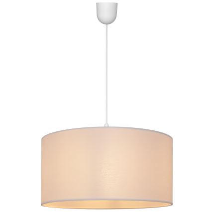 Висящ полилей ALBA 1xE27/15W/230V Ø 40 см бял