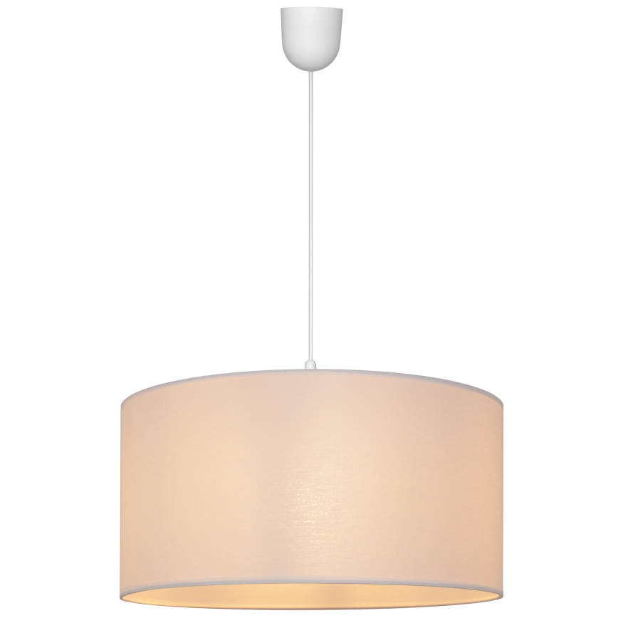 Висящ полилей ALBA 1xE27/15W/230V Ø 40 см бял