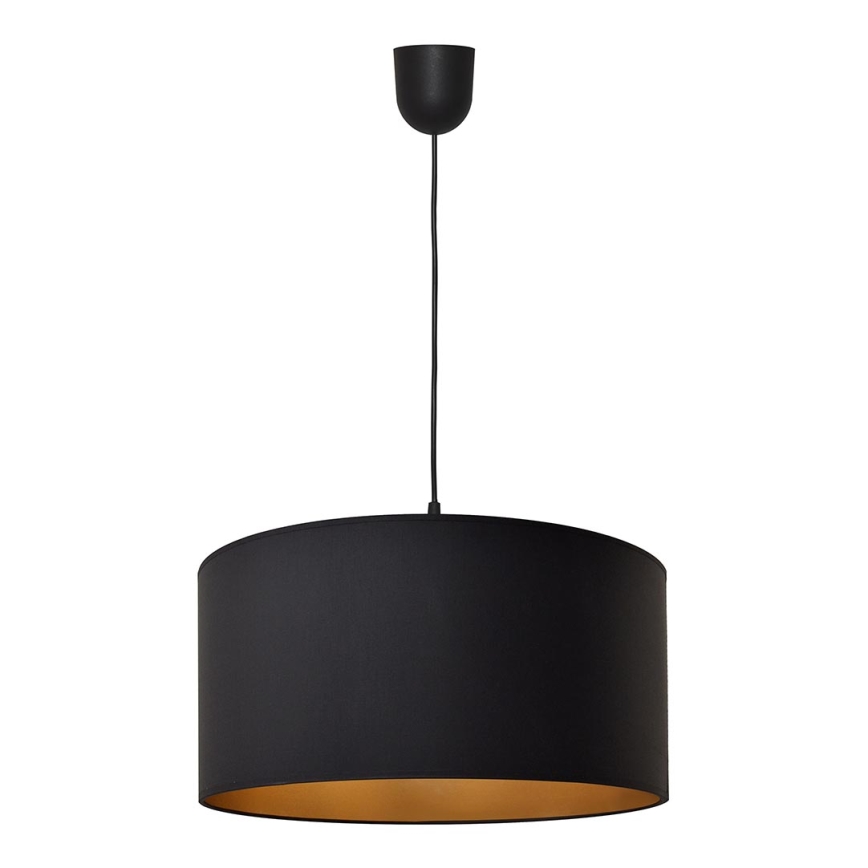 Висящ полилей ALBA 1xE27/15W/230V Ø 40 см черен/златист
