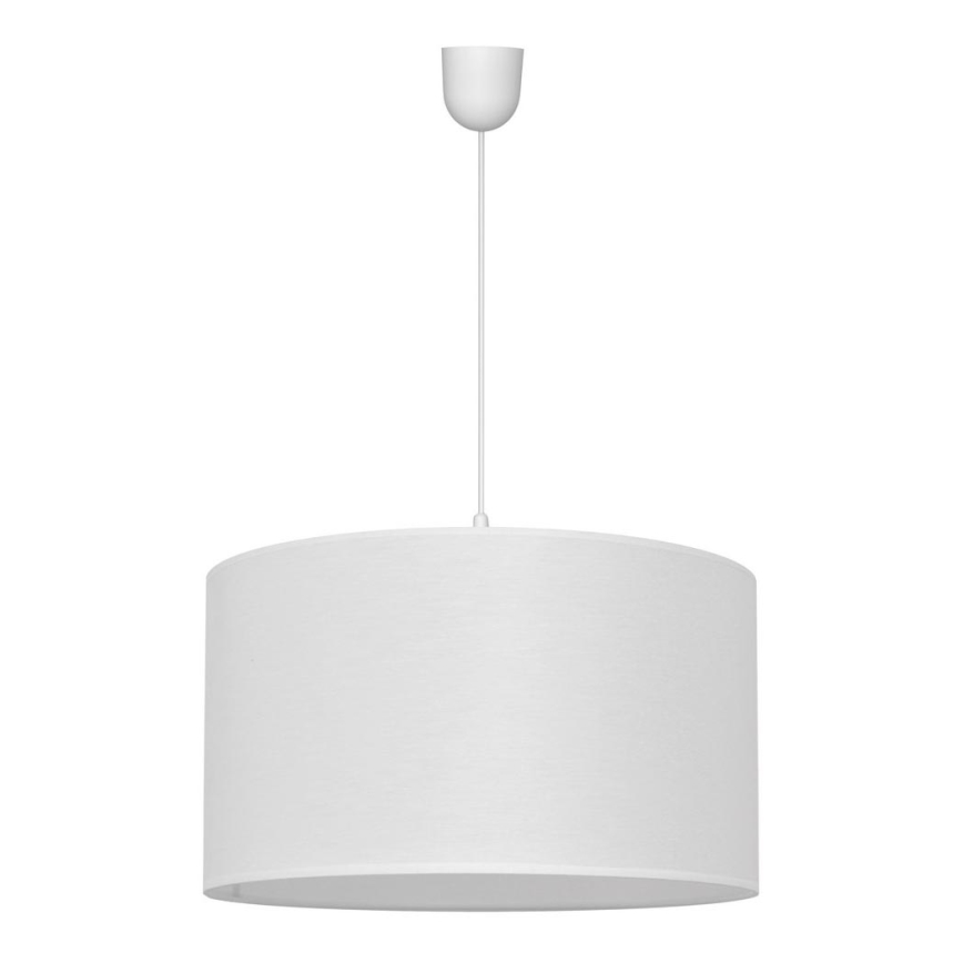 Висящ полилей ALBA 1xE27/15W/230V Ø 45 cм бял