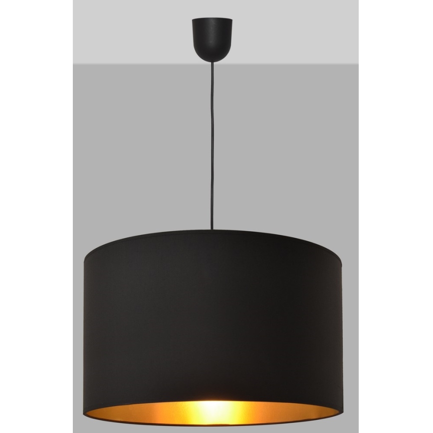 Висящ полилей ALBA 1xE27/15W/230V Ø 45 cм черен/златист