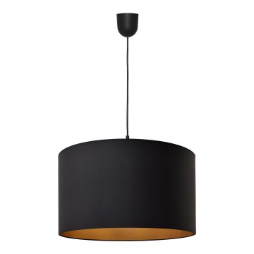 Висящ полилей ALBA 1xE27/15W/230V Ø 45 cм черен/златист