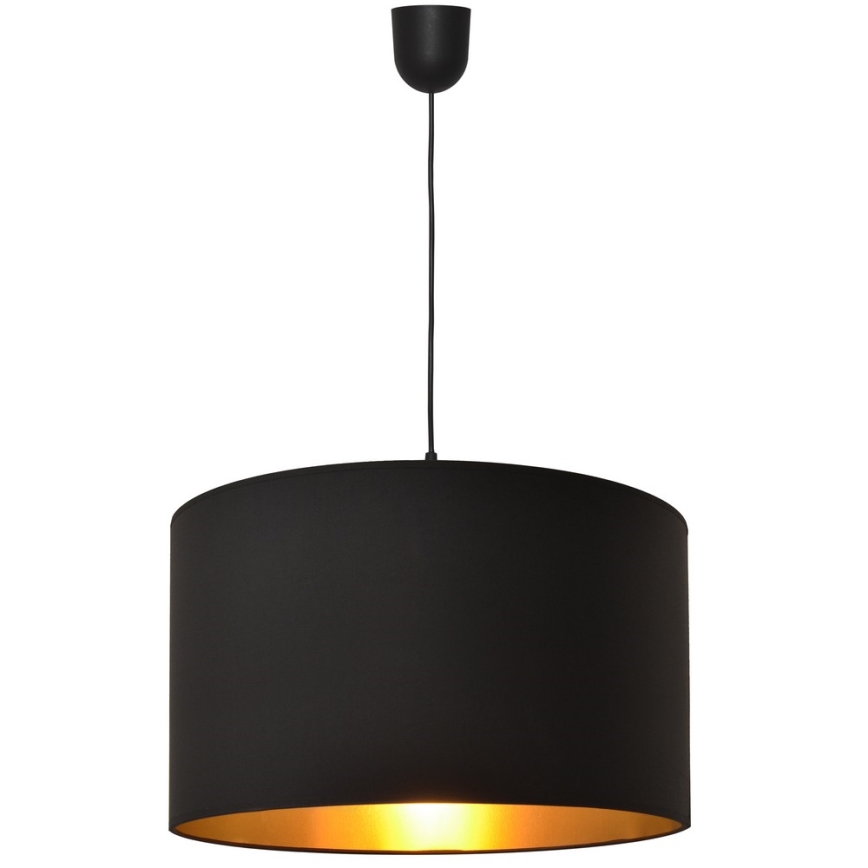 Висящ полилей ALBA 1xE27/15W/230V Ø 45 cм черен/златист