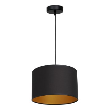 Висящ полилей ARDEN 1xE27/60W/230V Ø 25 cм черен/златист
