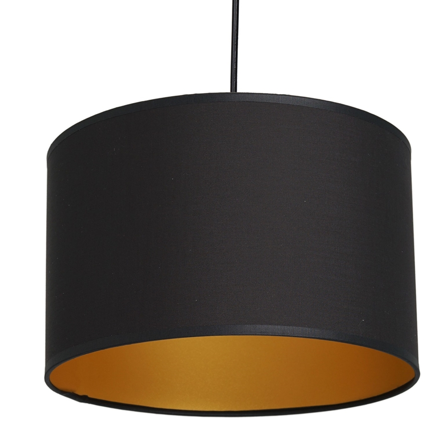 Висящ полилей ARDEN 3xE27/60W/230V черен/златист