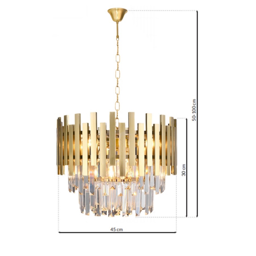 Висящ полилей ASPEN GOLD 6xE14/40W/230V