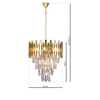 Висящ полилей ASPEN GOLD 9xE14/40W/230V