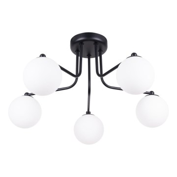 Висящ полилей ASTRAL 5xG9/8W/230V черен