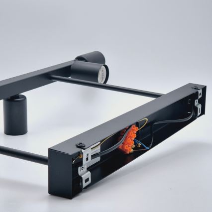 Висящ полилей ASTRID 6xE27/60W/230V черен