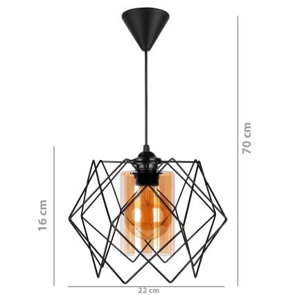 Висящ полилей AYD 1xE27/60W/230V