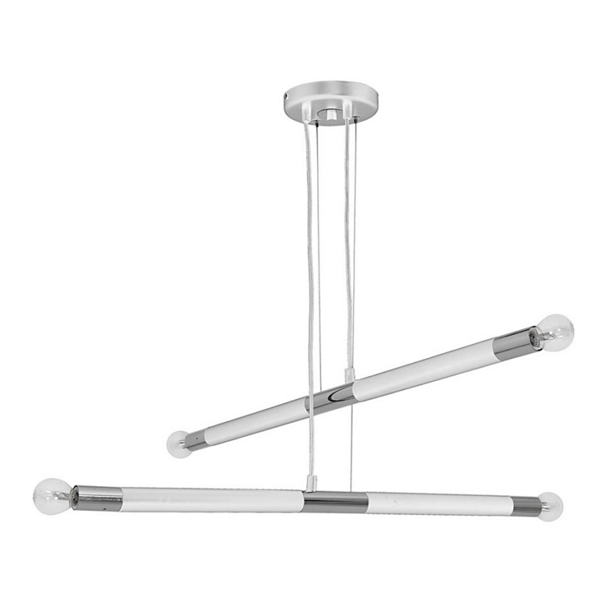 Висящ полилей BASTONE WHITE 4xE14/40W/230V