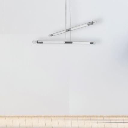 Висящ полилей BASTONE WHITE 4xE14/40W/230V