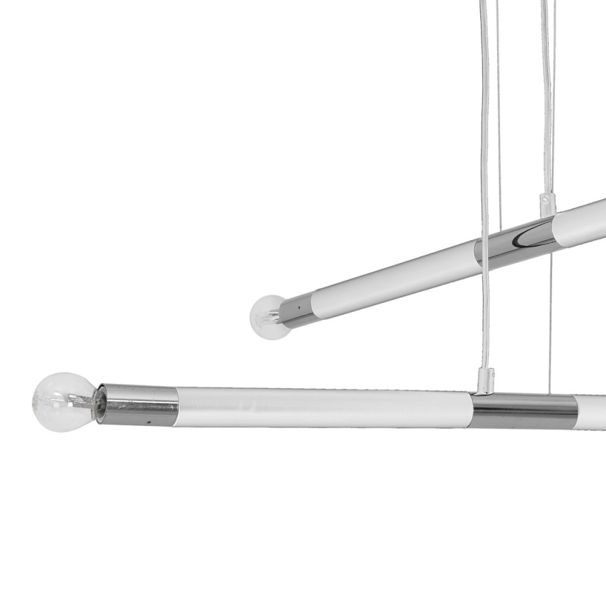 Висящ полилей BASTONE WHITE 4xE14/40W/230V