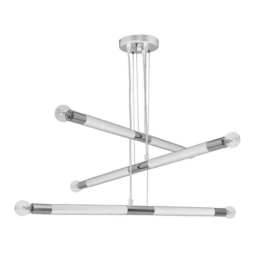 Висящ полилей BASTONE WHITE 6xE14/40W/230V