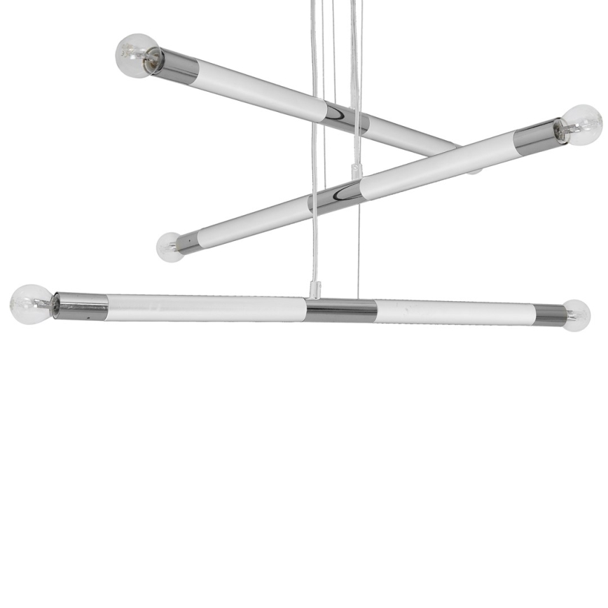 Висящ полилей BASTONE WHITE 6xE14/40W/230V