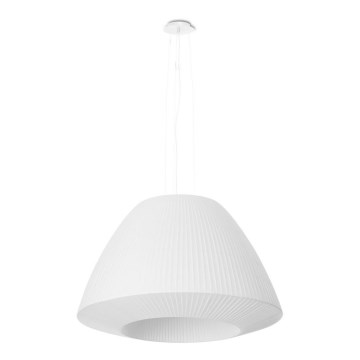 Висящ полилей BELLA 3xE27/60W/230V ⌀ 60см бял