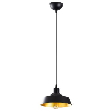 Висящ полилей BERCESTE 1xE27/40W/230V черен
