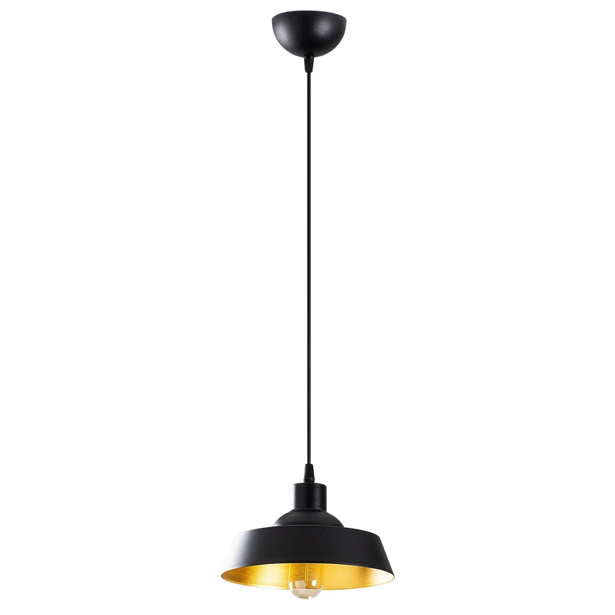 Висящ полилей BERCESTE 1xE27/40W/230V черен