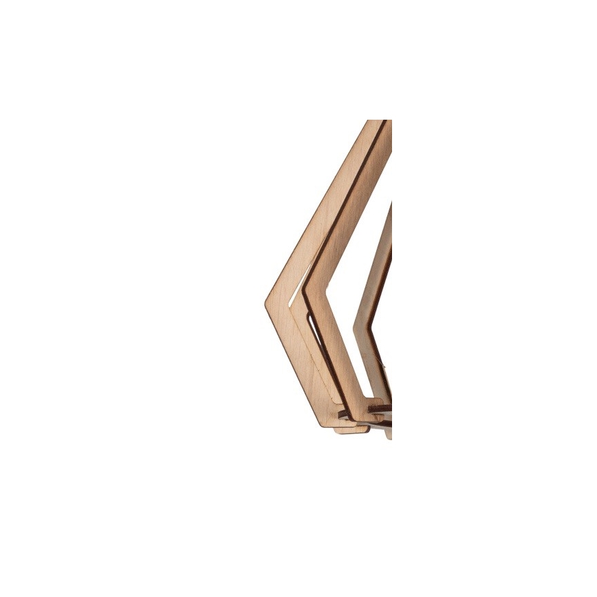 Висящ полилей BERGO 1xE27/60W/230V черен