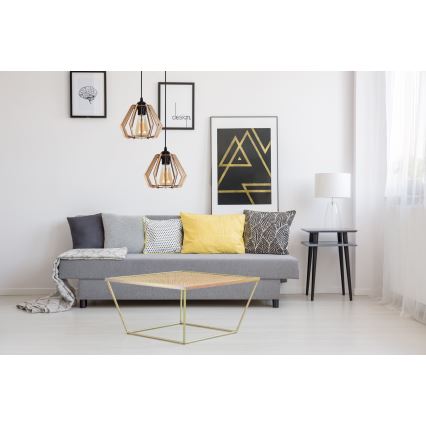 Висящ полилей BERGO 2xE27/60W/230V черен