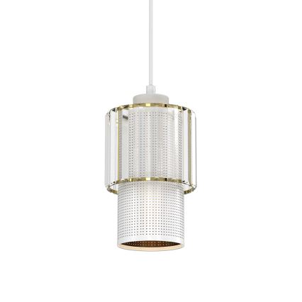 Висящ полилей BLANCO 1xE27/60W/230V бял