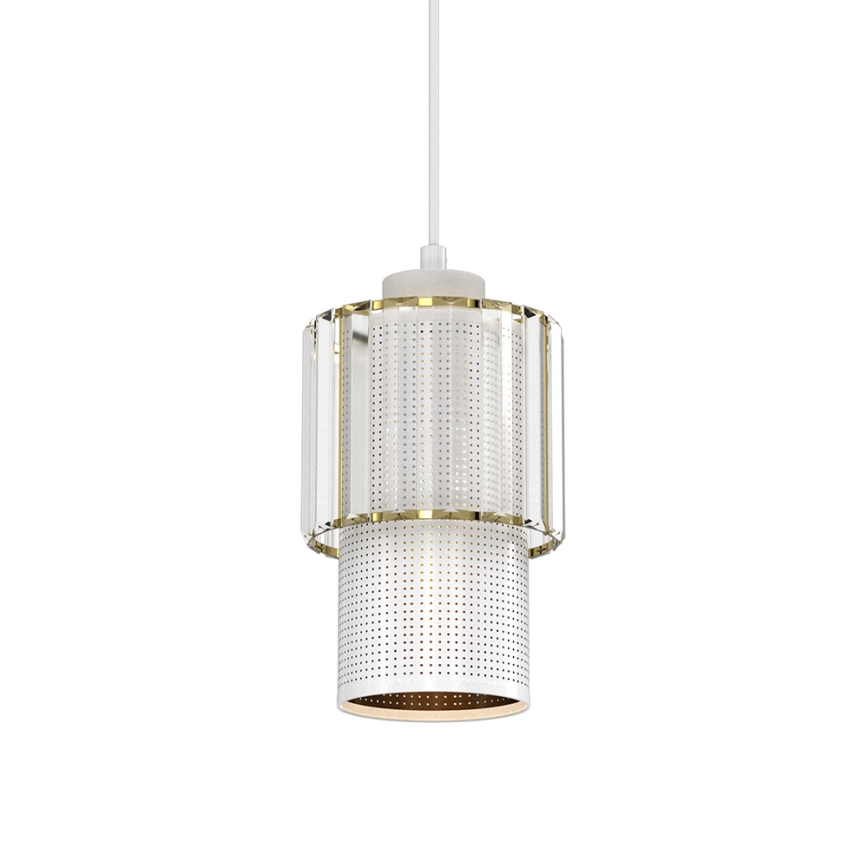 Висящ полилей BLANCO 1xE27/60W/230V бял