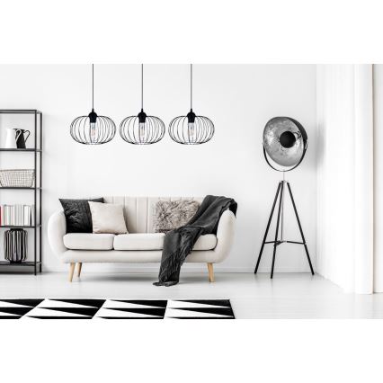 Висящ полилей BOCCA 3xE27/60W/230V