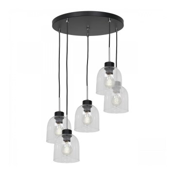 Висящ полилей BOGOTA 5xE27/60W/230V прозрачен