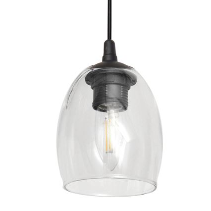 ВИсящ полилей BRILLANT 1xE27/15W/230V прозрачен