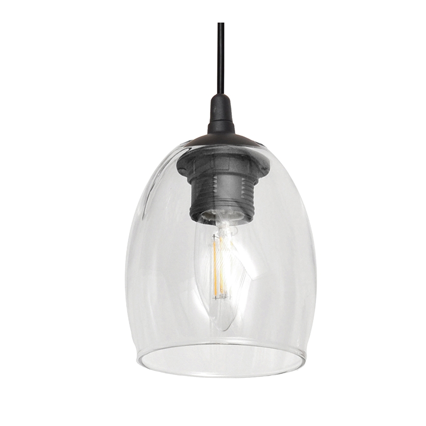 ВИсящ полилей BRILLANT 1xE27/15W/230V прозрачен