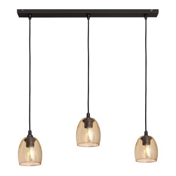 Висящ полилей BRILLANT 3xE27/15W/230V бежов