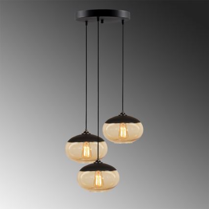 Висящ полилей CAMINI 3xE27/40W/230V